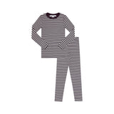 Parni Purple/Ivory Stripe Pj's