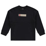 Jaybee Black Pocket Sweatshirt