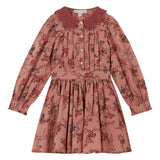 Emile Et Ida Orchid Rose Crochet Collar Dress