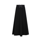 Little Parni Black Logo Maxi Skirt