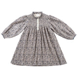 Kipp Blue Smocked Crinkle Dress