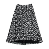 Zaikamoya White Flower Gretchen Skirt