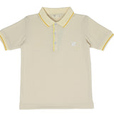 Crew Stone Striped Rib Polo