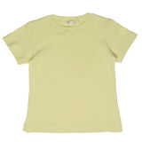 Crew Yellow Rib Wash 3/4 Sleeve Tee