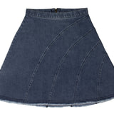 Crew Blue Stitch Detail Skirt