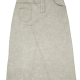 Crew Stone Stitch Detail Maxi Skirt