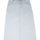 Crew White 2 Tone Maxi Skirt