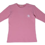 Crew Pink Micro Rib Tee