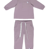 Crew Lilac Cotton Sweatset