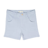 Crew Blue Cotton Knit Shorts