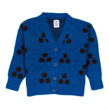 Wynken Chocolate Dot Flag Cardigan