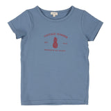 Lil Legs Blue Short Sleeve Print Tee