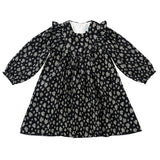 Klai Black Crinkle Bib Dress