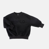 Minikid Black Logo Sweatshirt