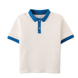 Gingersnaps Off White Rib Ethan Polo