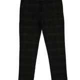 Belati Grey Plaid Wool Pants