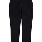 Belati Wine Plaid Wool Pants