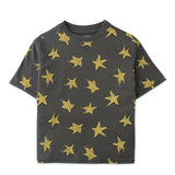 Gingersnaps Black All Overs Stars Callum T-Shirt