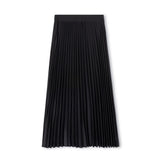 Tustello Black Silky Pleated Skirt