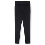 Duke and Port Black Casual Stretch Pant