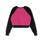 Vibe Black Back Knit Sweatshirt Top