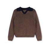 One Child Stripe Honeycomb Coles Sweater