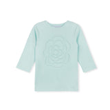 Cabana Light Blue Flower Embossed T-Shirt