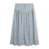 Phil and Phoebe Light Blue Flowy Maxi skirt