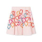 Hello Yellow Pink Heart Skirt