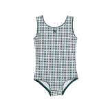 Water Club Green Gingham Bow Swimsuit