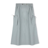 Vibe Blue Amie Raincoat Toggle Pocket Skirt