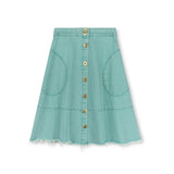 Phil and Phoebe Green Gabe Denim Skirt