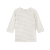 Phil and Phoebe Mint Dice Pastel Striped T-shirt