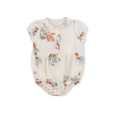 Papillon Ivory Floral Embroidered Romper