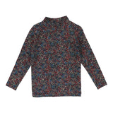 Lil Legs All Over Floral Printed Mockneck