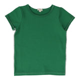 Lil Legs Green Basic Short Sleeve Tee