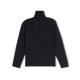 Lilou Black Fitted Knit Turtleneck