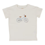 Analogie White/Blue Bike Tee