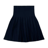 Teela Navy Pleated Skirt