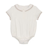 Coco Blanc Cream Contrast Collar Onesie