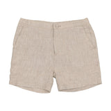 Coco Blanc Sand Linen Dressy Shorts