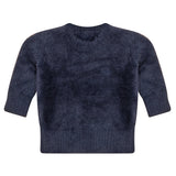 Mann Navy Mohair Kenzo Sweater