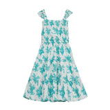 C’era Una Volta Green Toile De Jouy Mavy Dress