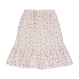 Buho Cream Pink Velvet Cuore Skirt