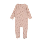 Lilette Shell Pink/ Floral Dainty Floral Footie