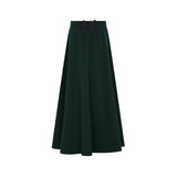 Little Parni Green Logo Maxi Skirt