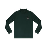 Little Parni Green Heart Logo Mockneck