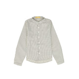 Le Bourdon Navy Boys Checked Shirt