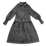 Froo Black Denim Saige Dress