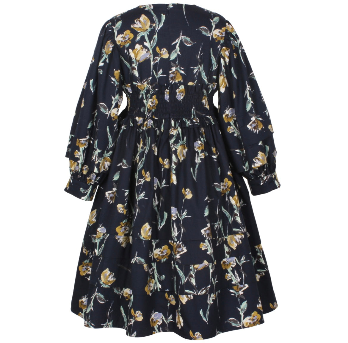 Jessie And James Navy Floral Autumn Breeze Dress – Young Timers Boutique